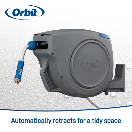 Orbit Auto-Retractable Garden Hose Reel - 100 ft x 5/8 in