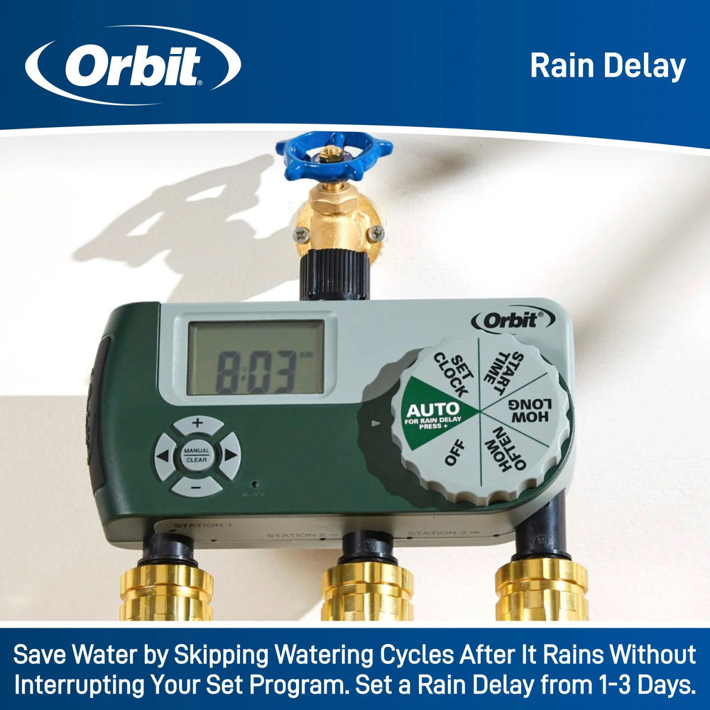 3-Outlet Hose Watering Timer