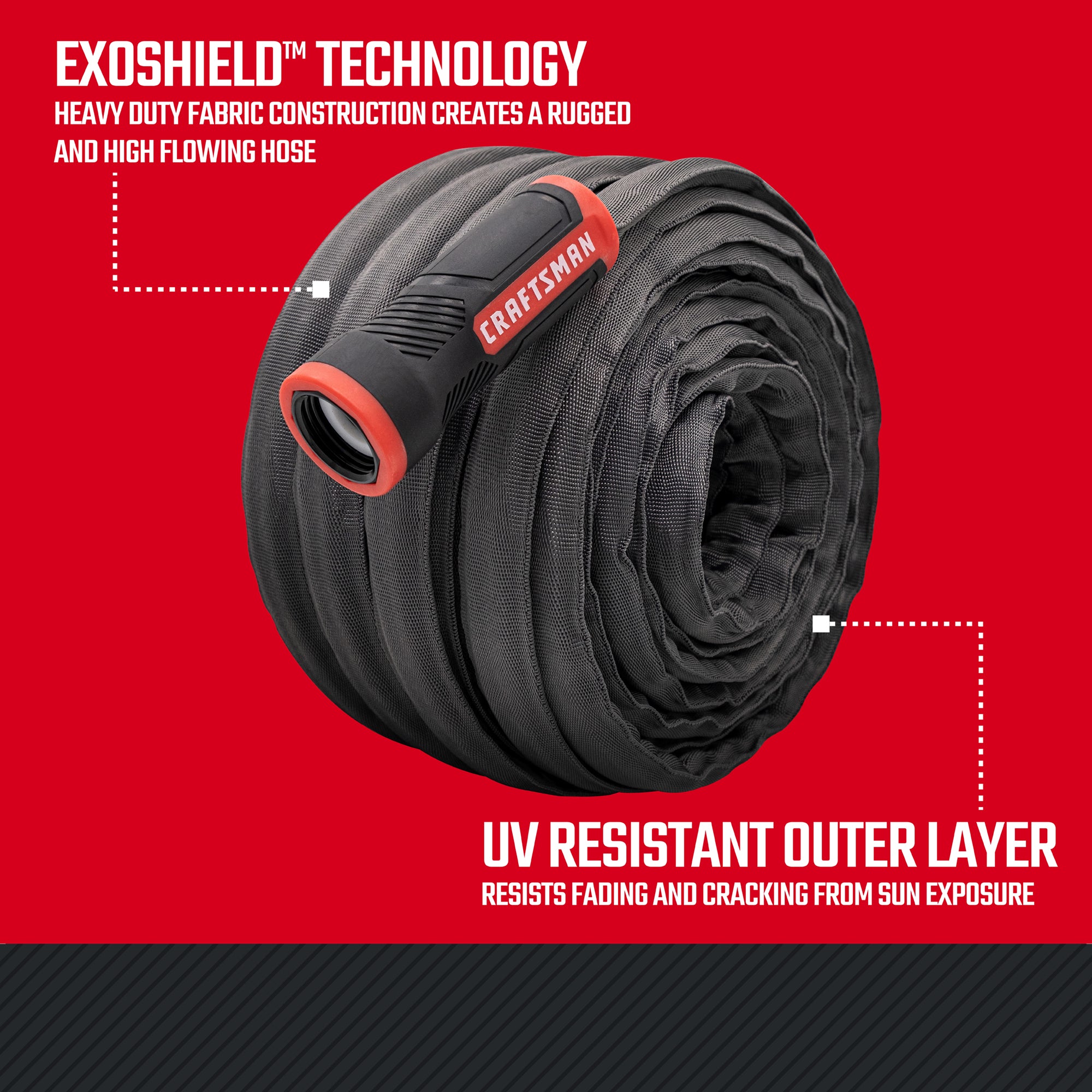 CRAFTSMAN® ExoShield™ 100 FT. Heavy-Duty Fabric Hose – OrbitOnline