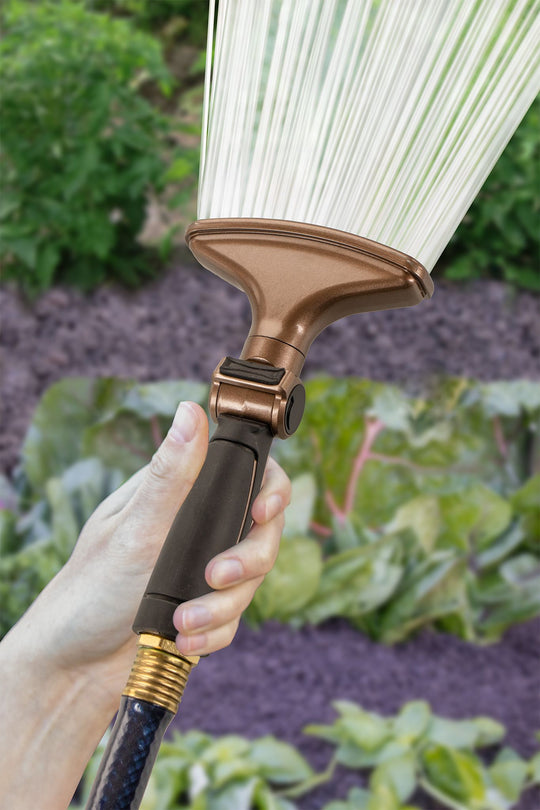 Gardener's Choice Metal Fan Spray Nozzle with Thumb Control