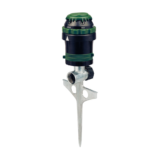 H2O-Six® Gear-Drive Sprinkler on Metal T Spike