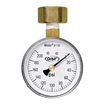 3/4-in. FHT Water Pressure Gauge 200 PSI